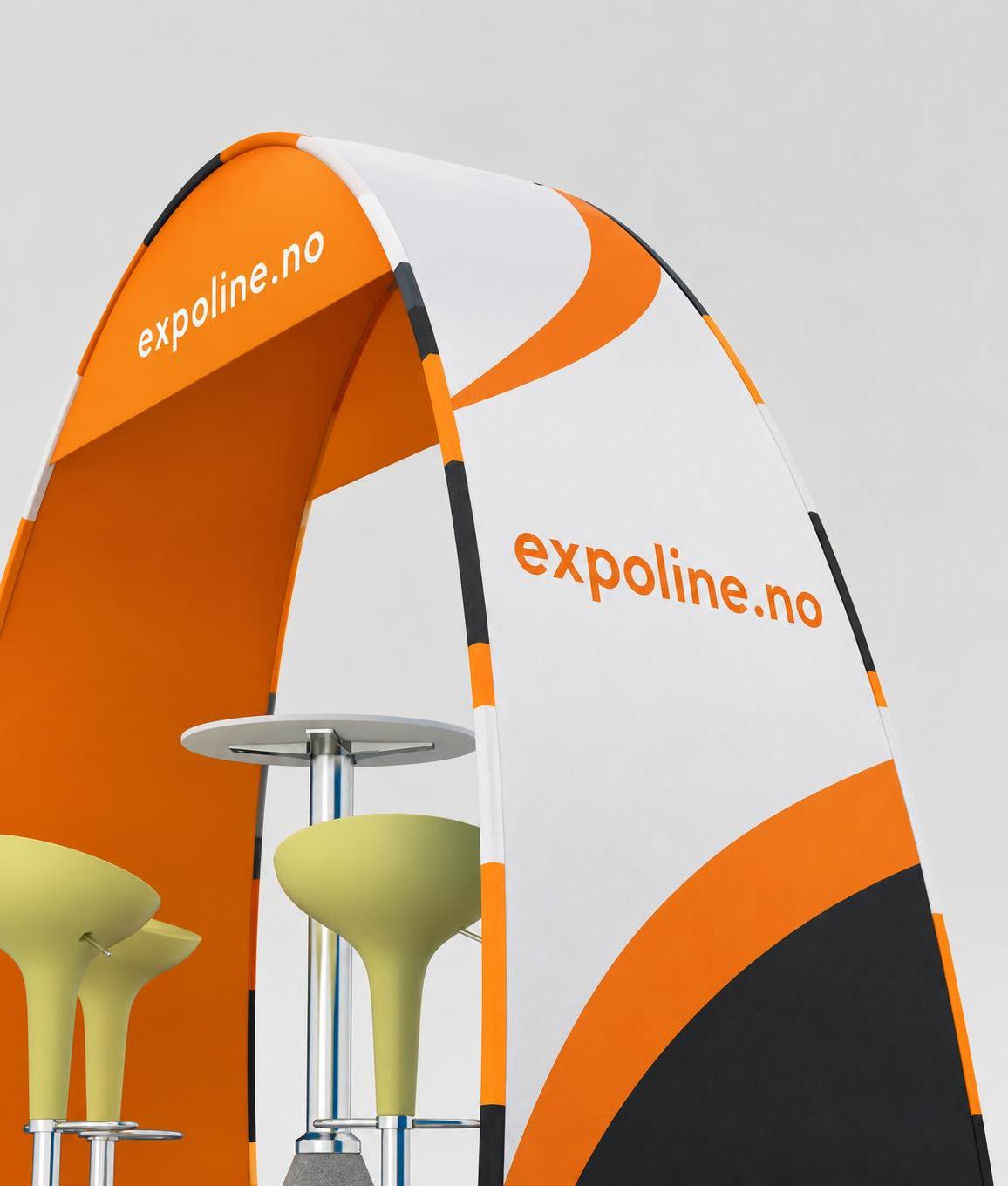 Bannerportal Buet, med toppskilt, bilde 2
