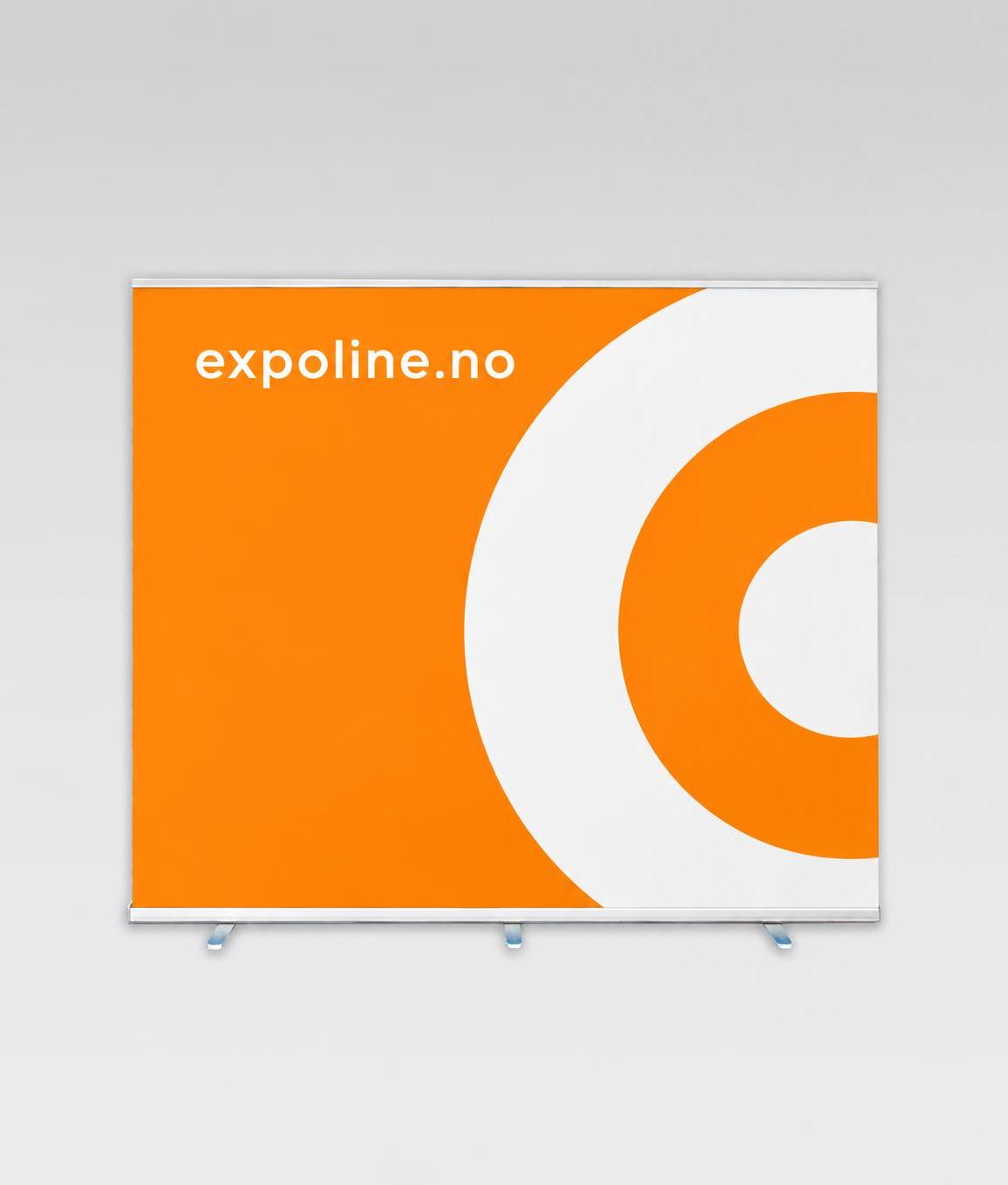 Rollup Messevegg XL 240×250 cm