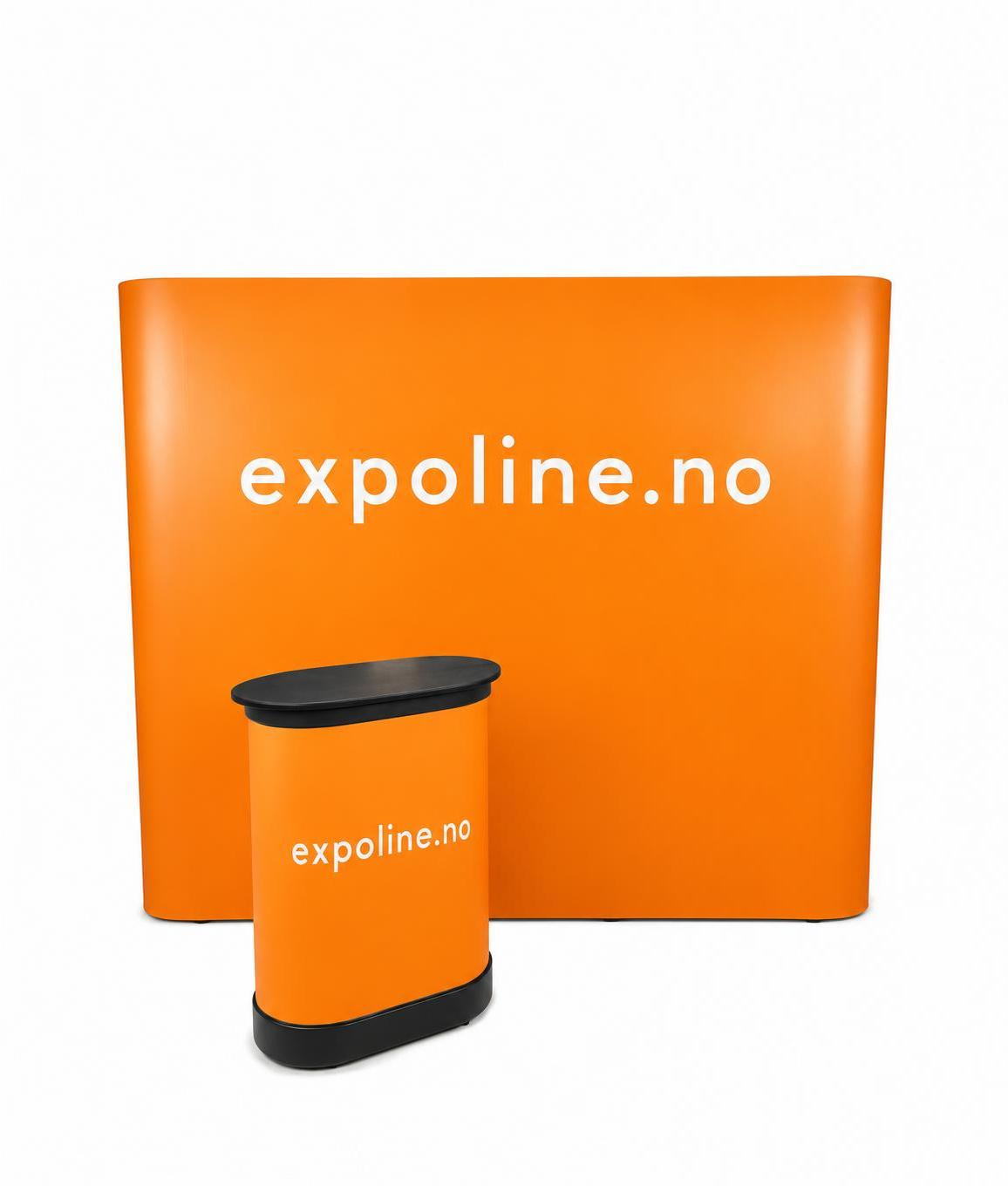Messevegg Rett Medium, komplett pakke!