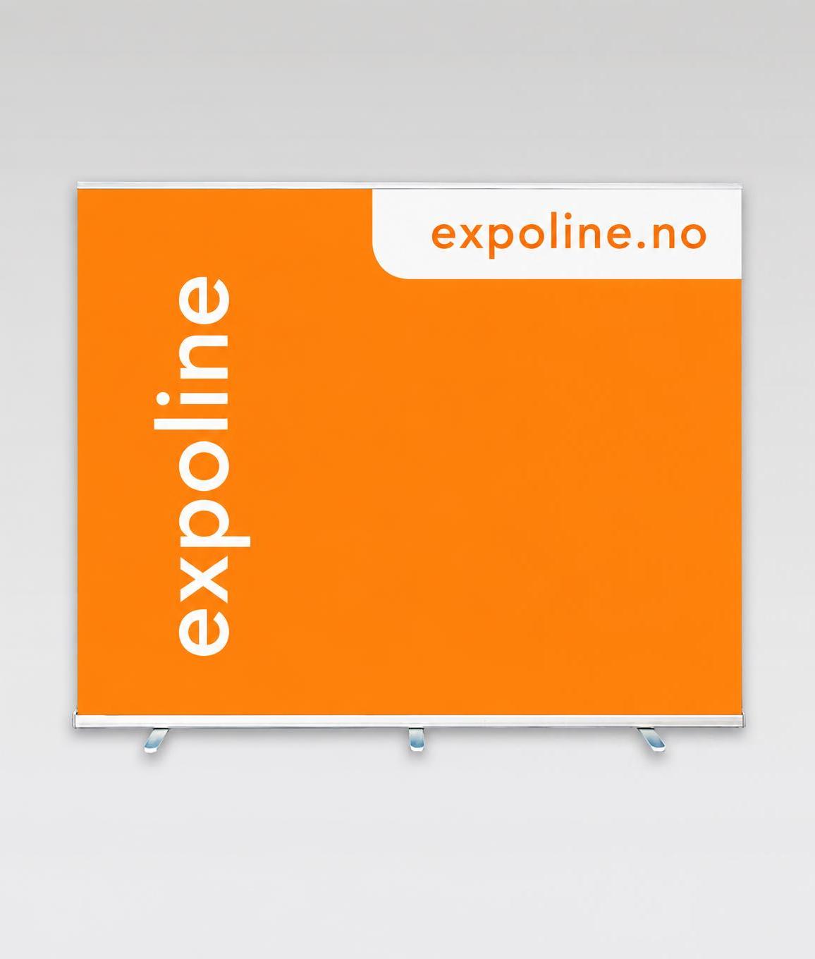 Rollup Messevegg XL 320×250 cm