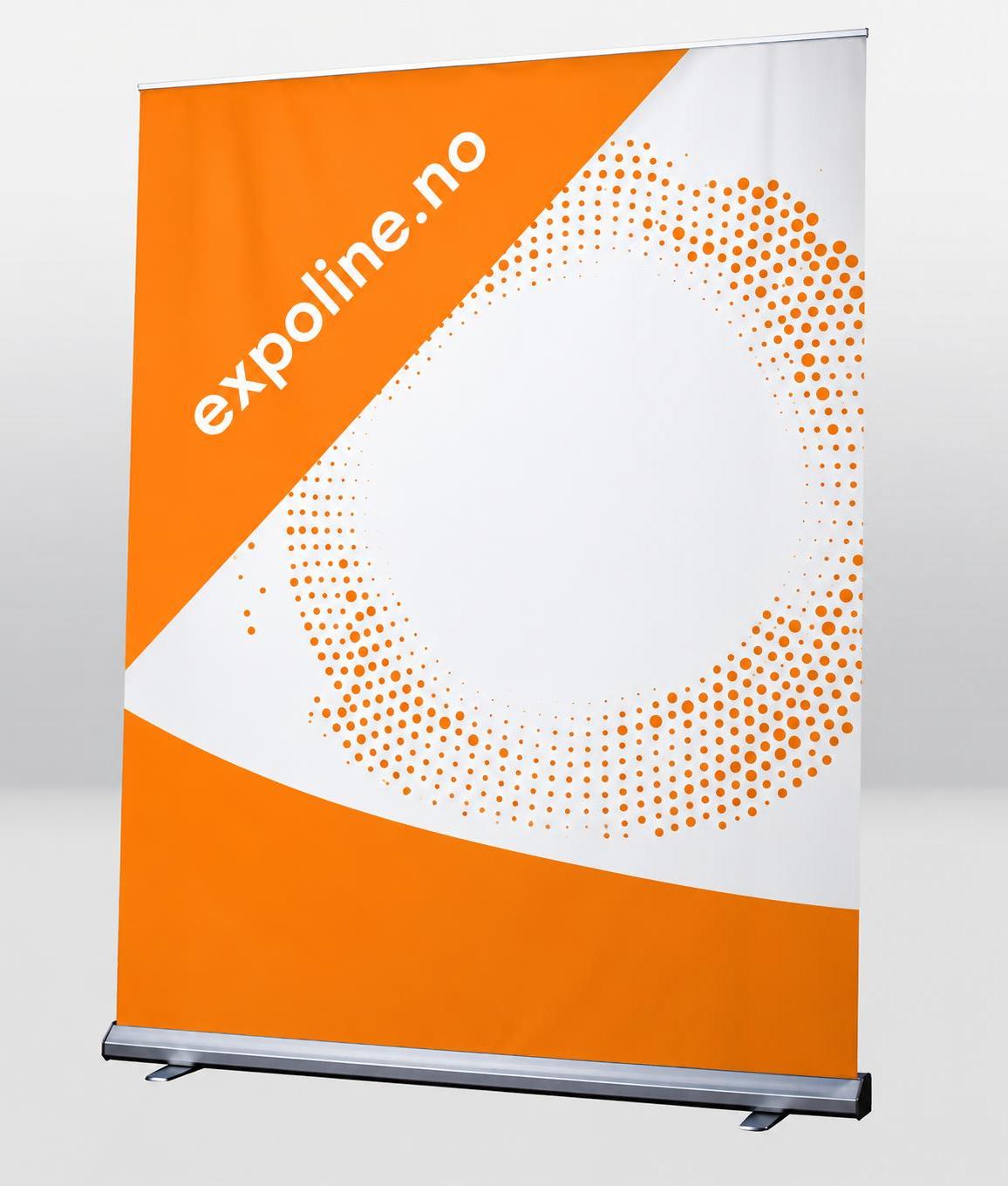 Rollup Messevegg Large 200×200-300 cm