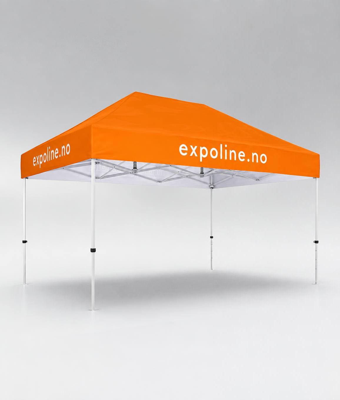 Telt system med trykk på tak 3×4,5 meter