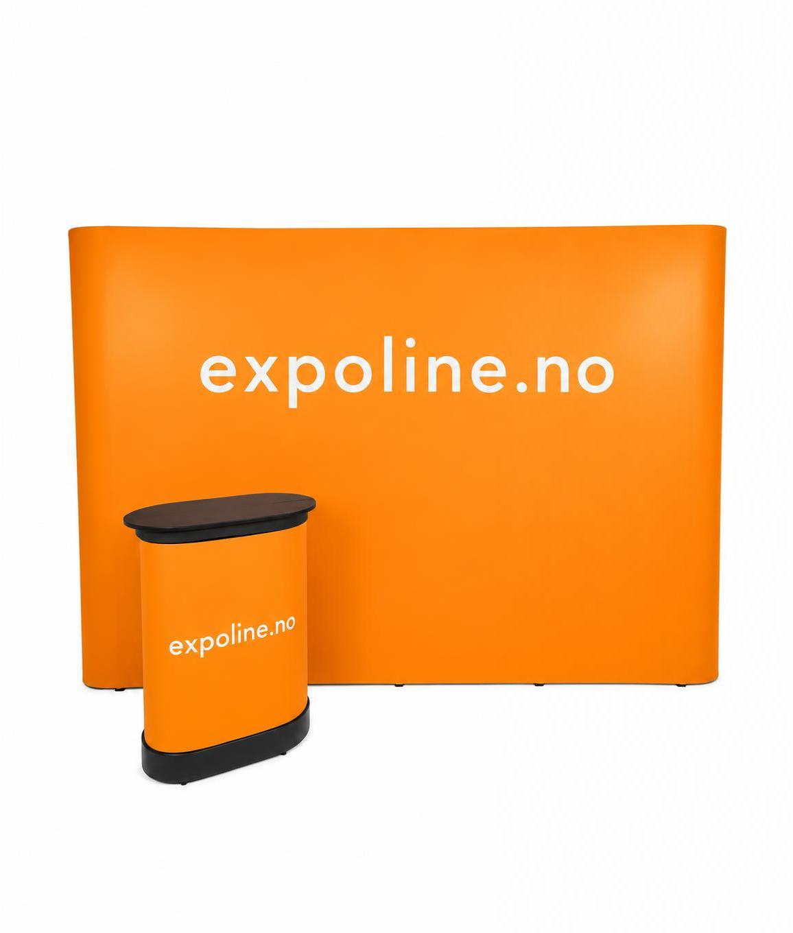 Messevegg Rett Large, komplett pakke!