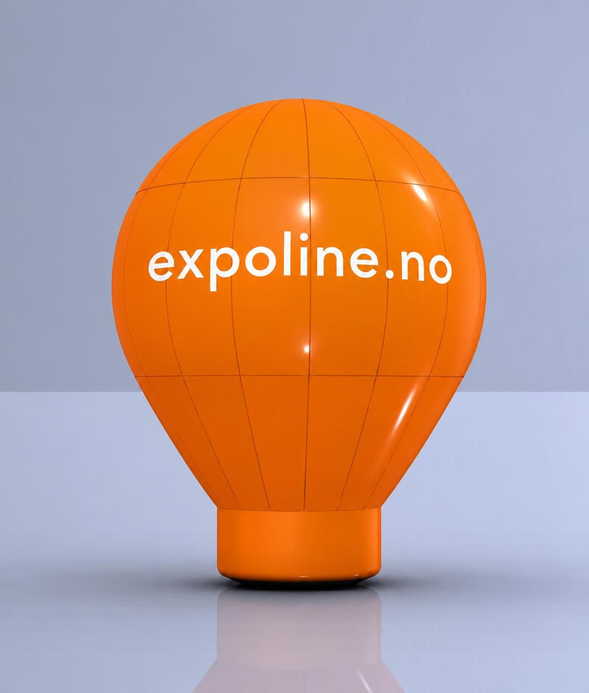 Oppblåsbar reklame ballong